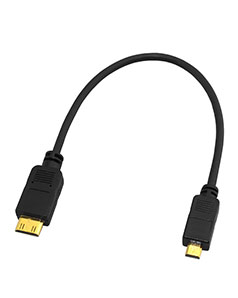 HDMI Type C to D級(jí)細(xì)高清線，廠家普旭為你的mini設(shè)備提供配套