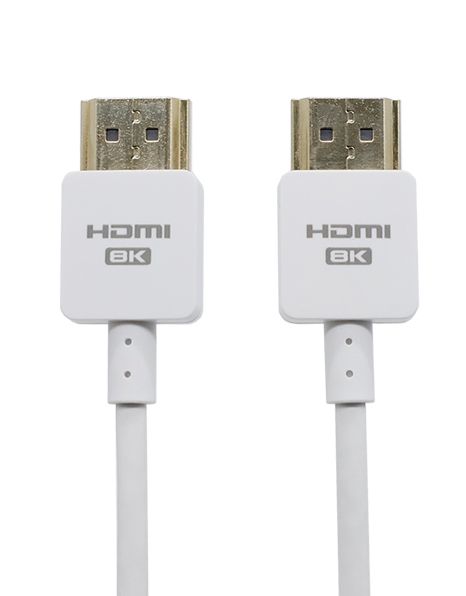 白色8K HDMI高清線